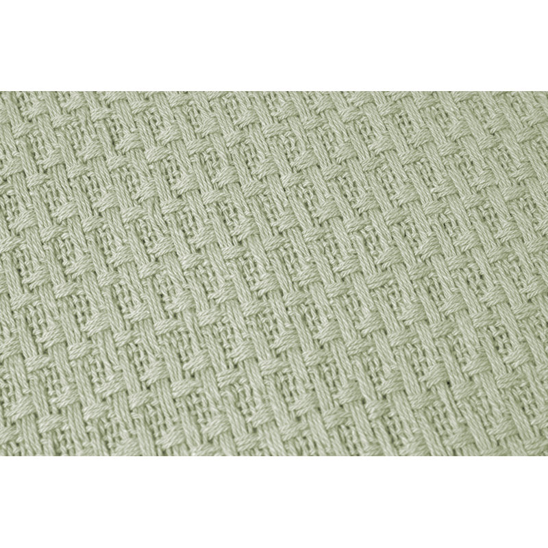 Couverture en coton , Lit simple, Sauge