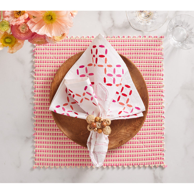 Duet Placemat, Pink/Blush