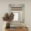 Miroir mural en nacre bleu-86602848