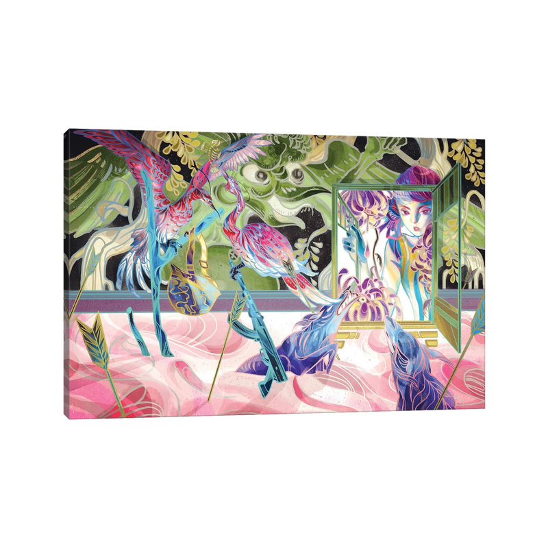 Yesterday's Acheron by Sija Hong - Painting on Canvas, 101.6 cm H x 66.04 cm W, Wrapped Canvas