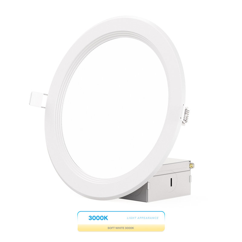 Ensemble de 6 lumières à DEL encastrées Infibrite Thin, 3000 K, 6 pouces, Blanc