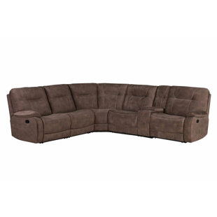 Karliyah Upholstered Reclining L-Shaped Sectional Symmetrical