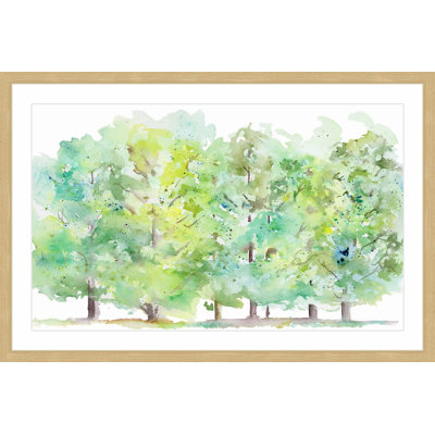 «Ripe Trees» par Kindsay Magahed - reproduction d'art encadrée