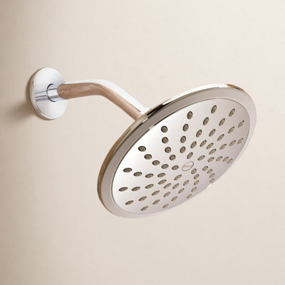 Moen Wide Round Rain Shower Head for Bathroom with 2 GPM High-Pressure Rainfall Spray