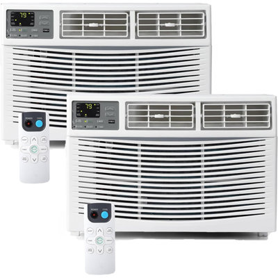 2 Pack 8000 BTU Window Air Conditioner with WiFi