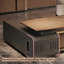 Bureau de direction moderne haut de gamme avec deux armoires 114,17 po-1911419844