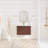 29.92 In. W X 18.31 In. D X 20.4 In. H Single Sink Wall-Mounted Bath Vanity In Deep Walnut With White Ceramic Top