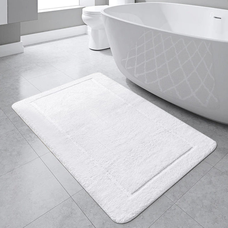 Rubber Backed Bathroom Rugs & Mats at