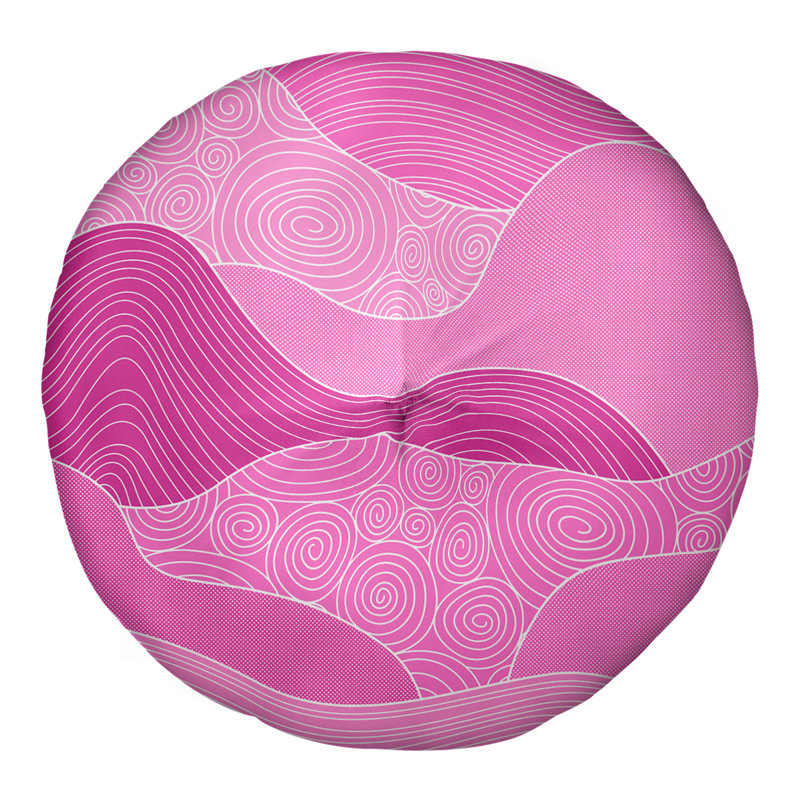 Coussin de sol Katelyn Elizabeth, 26 po x 26 po, Rose