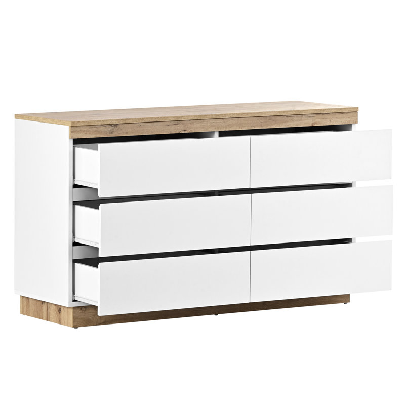 Alywin 110cm W 6 - Drawer Chest of Drawers