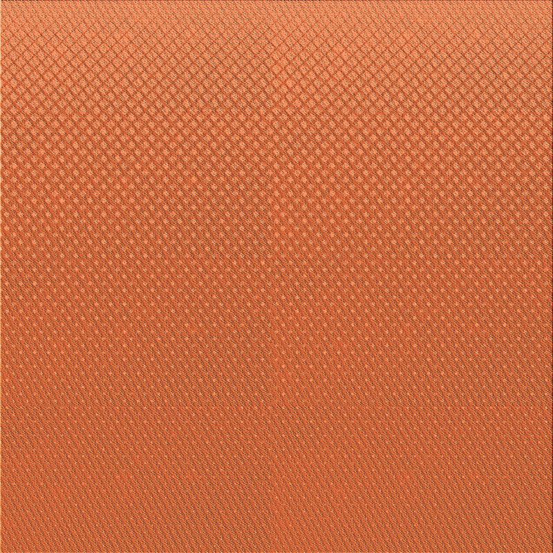 Tapis de la zone orange laine, Carré 6 pi