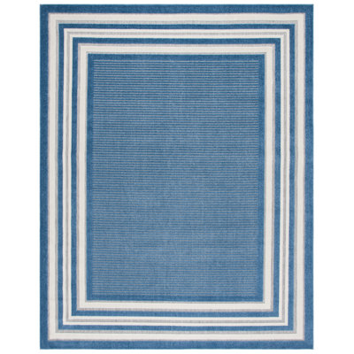 Doresha 303 Area Indoor/Outdoor Area Rug In Light Blue / Ivory
