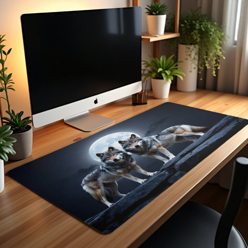 Polyester Desk Pad, 14.4x12.1