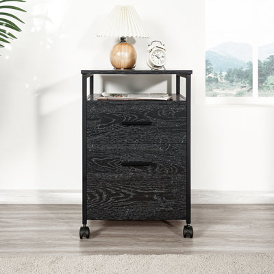 Sucely 25.19'' H x 16.14'' W Printer Stand with Wheels
