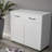 Two Door Side Table-White