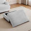 Ermia Modern Upholstered Faux Fur Square Ottoman-111687805