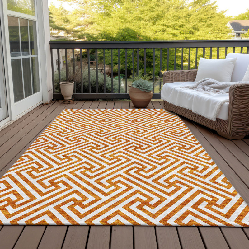 Tapis intérieur / extérieur Fairhaven avec envers antidérapant, Rectangle de 10 pi x 14 pi