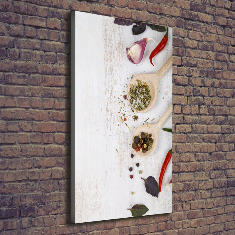 Vegetables And Spices - Wrapped Canvas Print, 140cm H x 70cm W