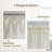 Crinkle Rod Pocket Sheer Curtain Pair-110479042-110479043