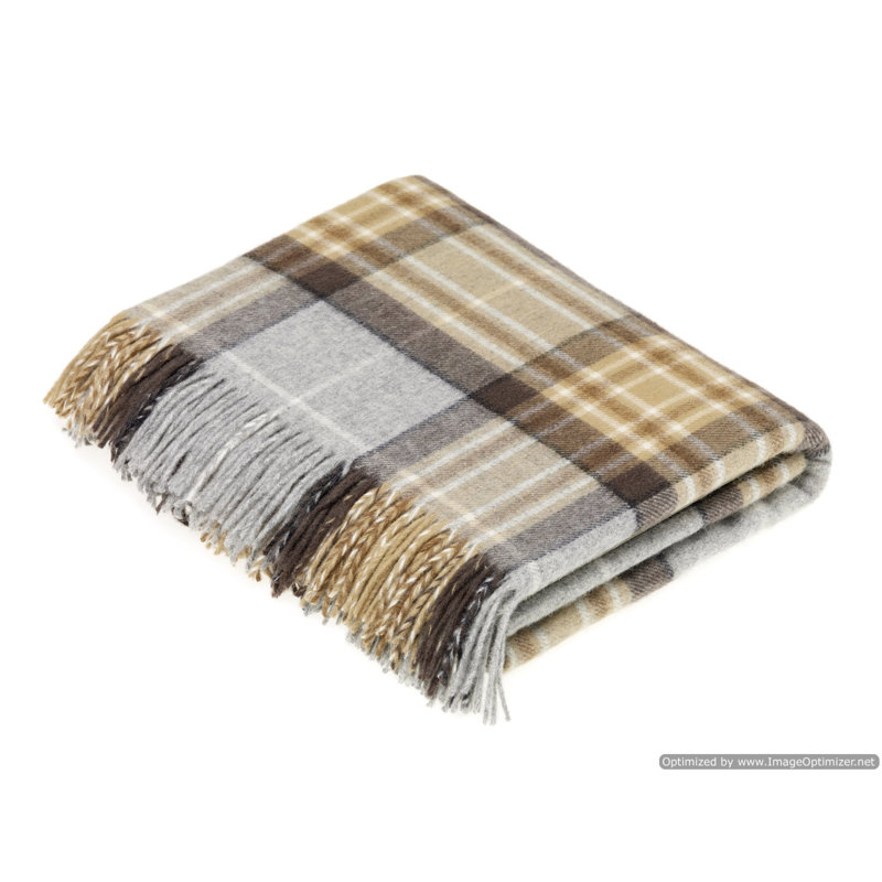 Tartan Hand Woven Throw Blanket