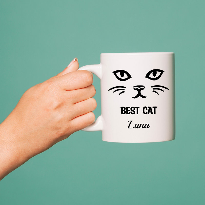 Porcelain Coffee Mug, Yes