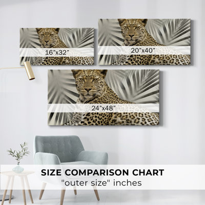 Boho Cheetah- Gallery Wrapped Canvas -Ready to Hang