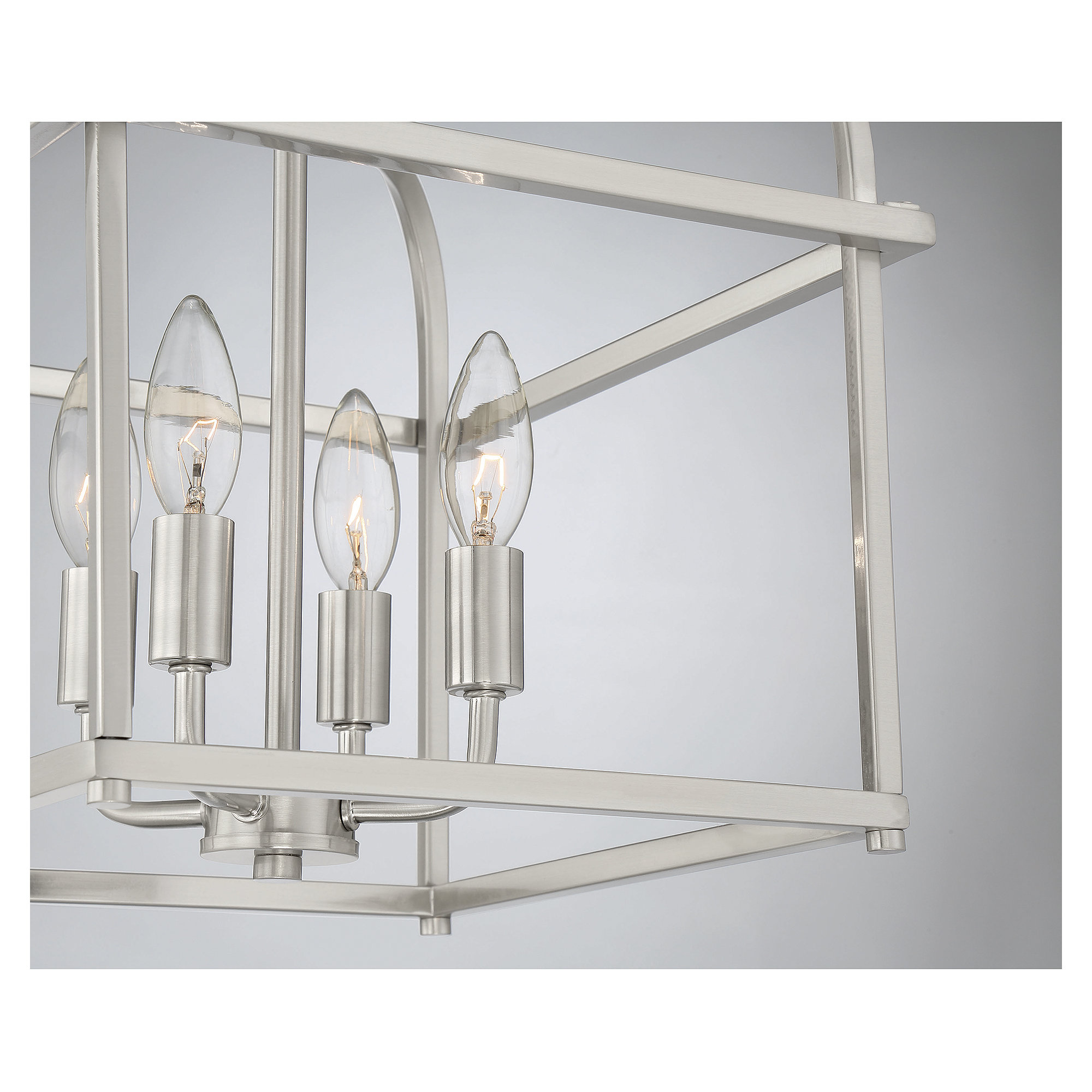 Condor 4 Light Semi Flush Mount, Brushed Nickel