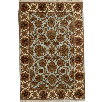 Wool Floral Area Rug