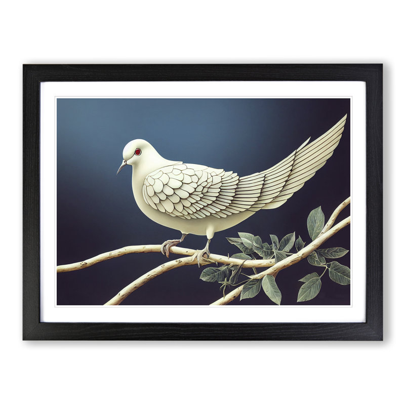 Great Dove Bird - Print, Black, 46cm H x 64cm W