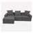 Velours gris antique est en rupture de stock