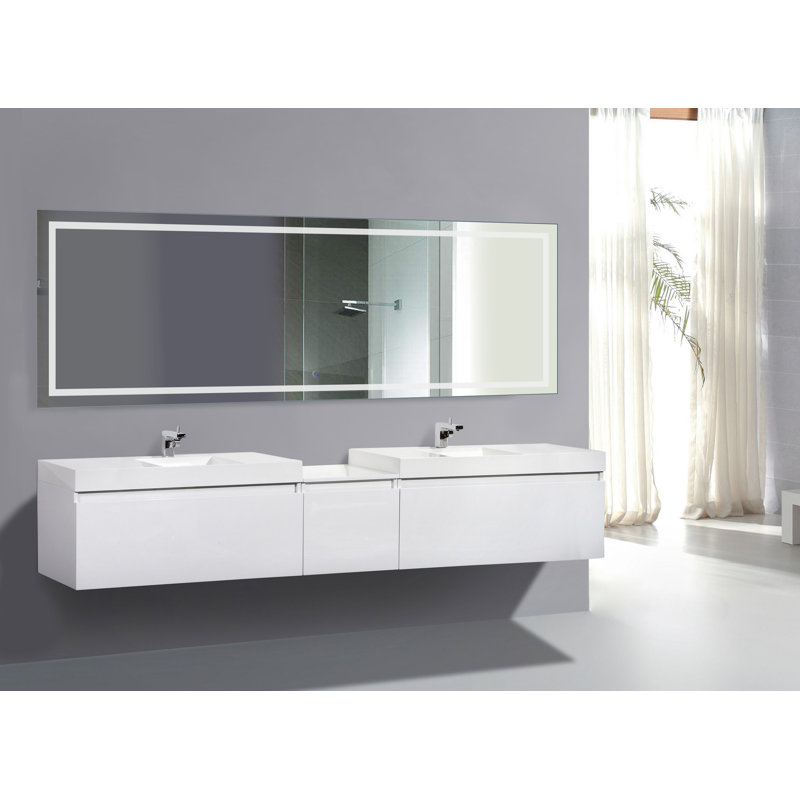 Miroir de salle de bain Hitchin, 30 po x 84 po