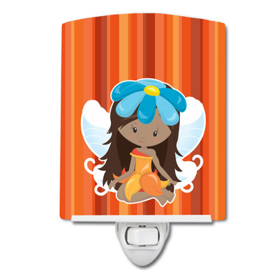 Fairy Stripes Ceramic Night Light