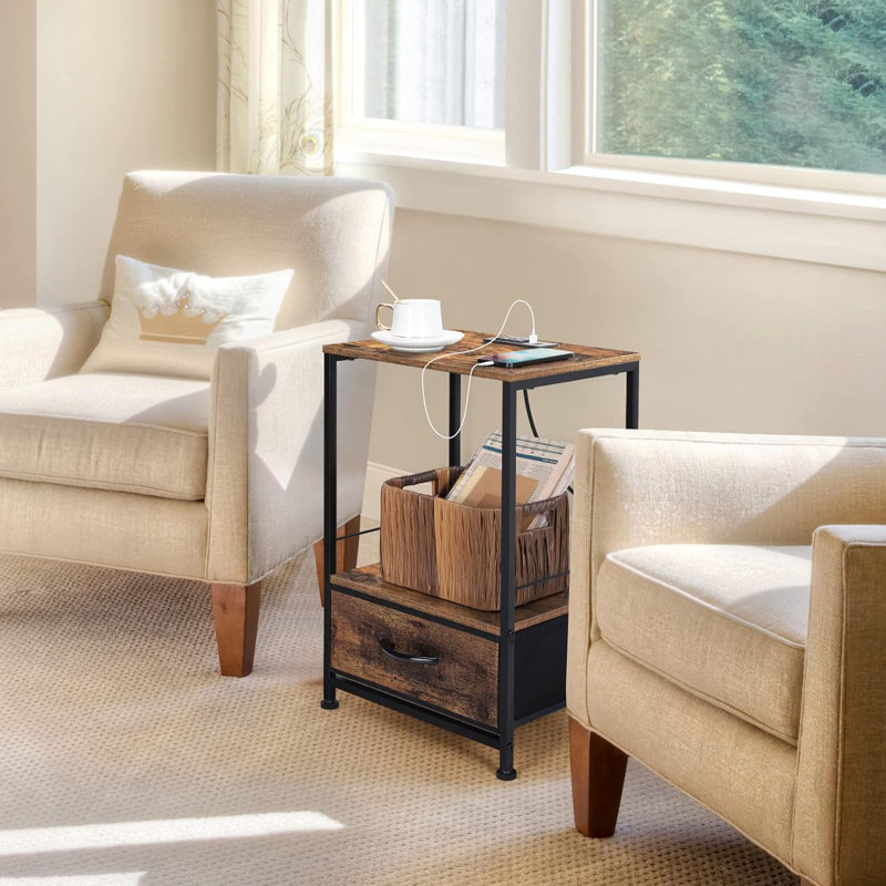 Varja 11.8'' W Metal Nightstand