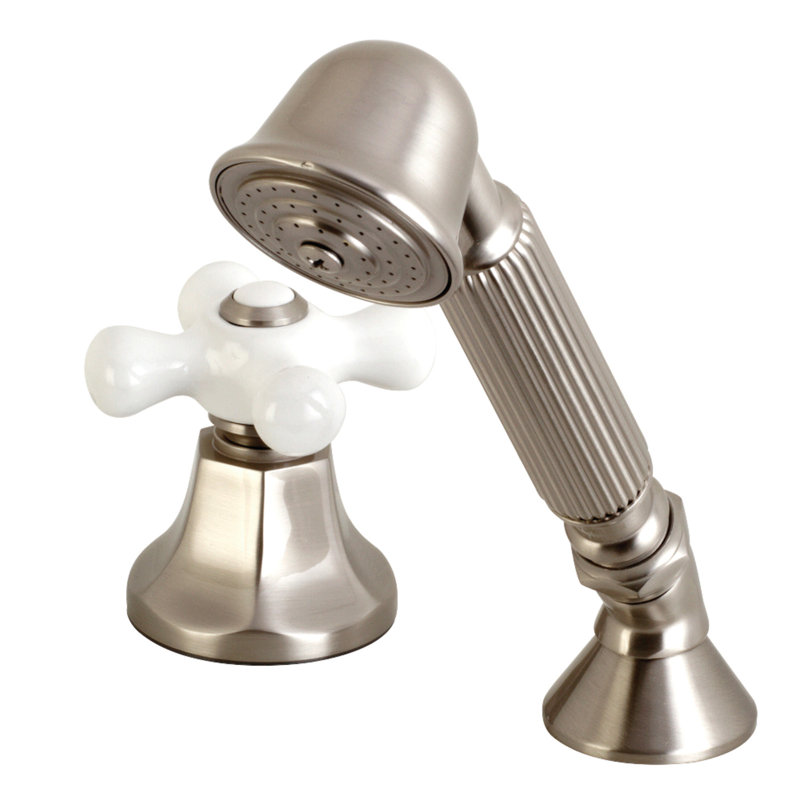 Pomme de douche portative, Nickel brossé