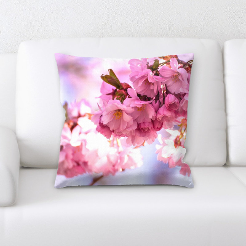 Coussin décoratif fleuri