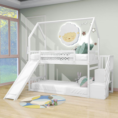 Lemeiux Kids Twin Over Twin Bunk Bed