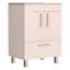 Meuble-lavabo simple avec armoire à double porte et un tiroir - plateau supérieur 29,5 po