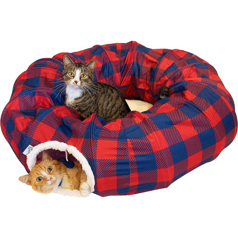 Chasim Plaid Pet Bed