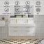 Meuble-lavabo flottant 48 po à double cuve 48 po-91598827