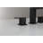 Widespread 2-Handle Bathroom Faucet, Matte Black Metal Sink Faucet With Pop-Up Drain, Aerator & CUPC Supply Lines Included
