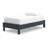Cian Platform Bed, Shaker Style Design, Navy Blue Wood Frame-107717779