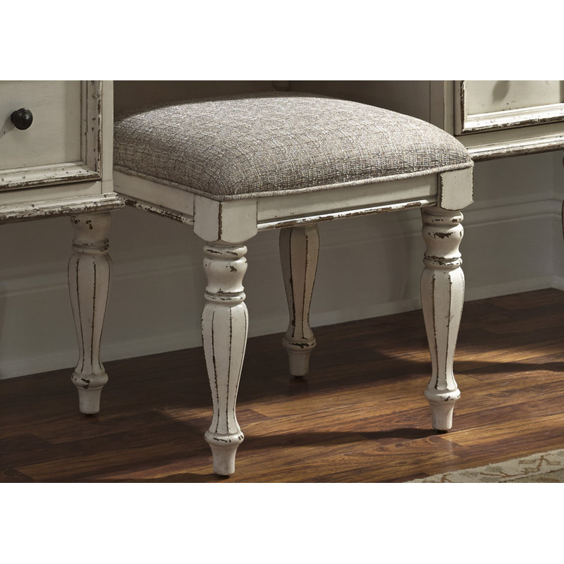Colchester Solid Wood Accent Stool
