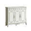 Banc de rangement blanc en bois manufacturé