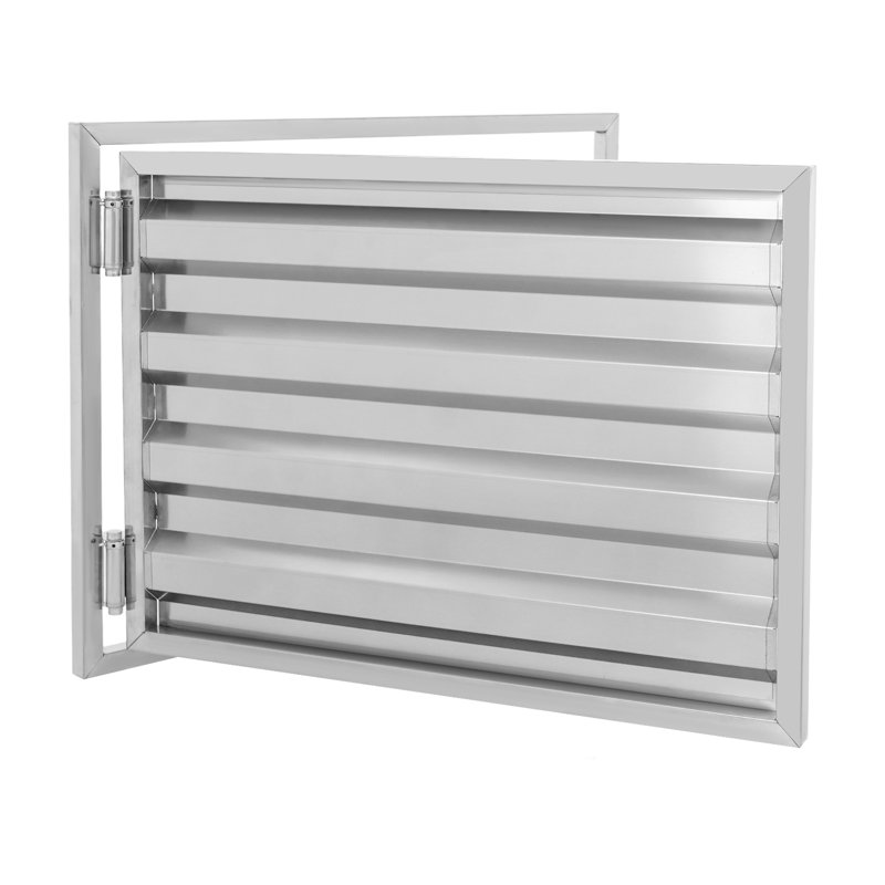 Stainless Steel Attic Access Door Crawl Space Vent Cover, 0.98" H x 32" W x 24" D