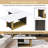 Coffee Table Set Small Square Coffee End Table-472776446