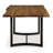 Sandsmere Acacia Solid Wood Top Metal Base Dining Table