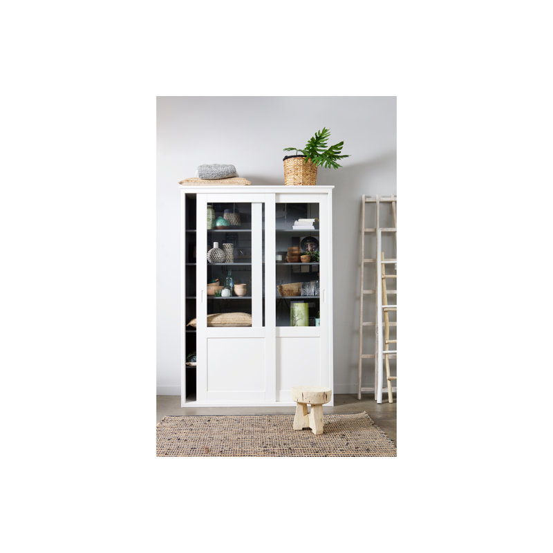 Darren Display Cabinet, White