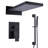 Wall Mounted Complete Shower System With Pressure Balanced Valve And Slide Bar