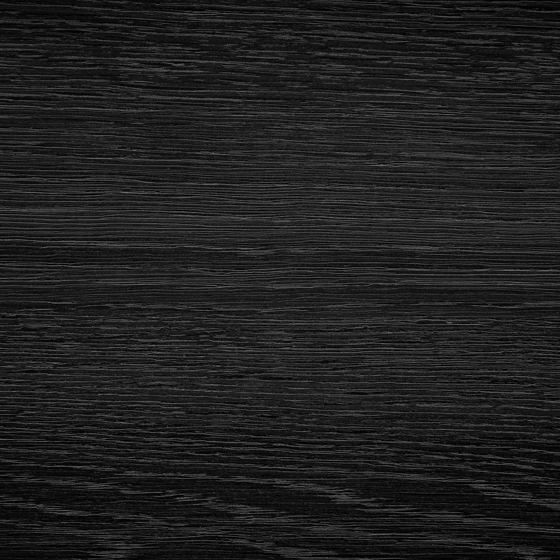 Chaise rembourrée en cuir végétalien Atelier, Cuir végétalien noir, Noir