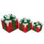 Ensemble de 3 boîtes-cadeaux décoratives de Noël
